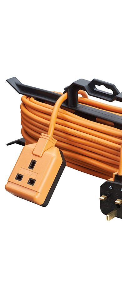 Masterplug Outdoor Heavy Duty Cable Reel Orange 10m 1 Gang – Hardware Heaven