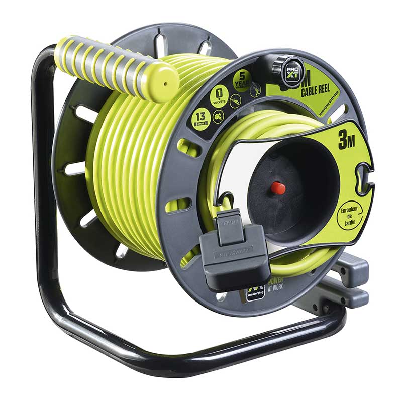25m Extension Lead Reel with RCD Plug